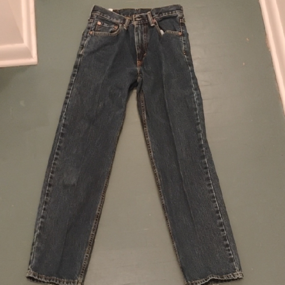 Vintage 90s Levi's 550 XX Red Acid Wash Relaxed Fit Taper Leg 29x32